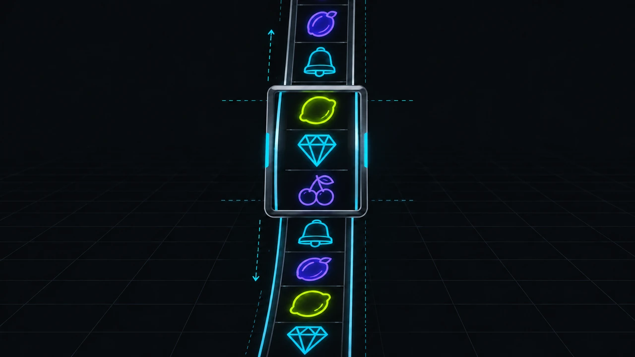 Variable reel heights change the number of possible matching ways